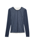 Double Layer Lettuce Hem Top
