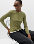 Double Layer Lettuce Hem Top