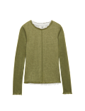Double Layer Lettuce Hem Top