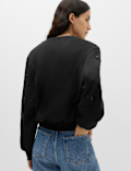 Cotton Rich Embellished Sweatshirt