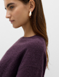 Cosy Eyelash Crew Neck Sweatshirt