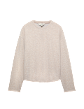 Cosy Eyelash Crew Neck Sweatshirt