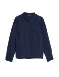 Broderie Frill Detail Blouse