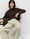 Cotton Rich Cosy Funnel Neck Top