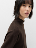 Cotton Rich Cosy Funnel Neck Top