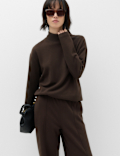 Cotton Rich Cosy Funnel Neck Top