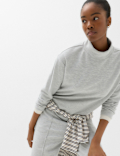 Cotton Rich Cosy Funnel Neck Top