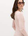 Marl Long Sleeve Top with Wool