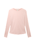 Marl Long Sleeve Top with Wool