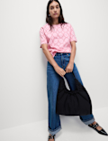 Cotton Rich Broderie T-Shirt