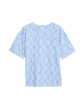 Cotton Rich Broderie T-Shirt