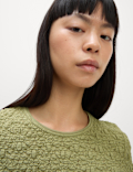 Cotton Rich Textured Top