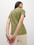 Cotton Rich Textured Top