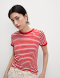 Cotton Rich Striped T-Shirt