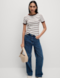 Cotton Rich Striped T-Shirt