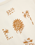 Pure Cotton Graphic Oversized T-Shirt