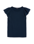 Pure Cotton Broderie Detail Top