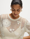 Crochet Sparkly T-Shirt