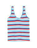 Textured Striped Vest Top