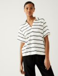 Striped Textured Top