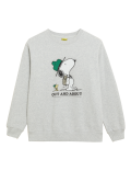 Cotton Rich Snoopy&trade; Long Sleeve Sweatshirt