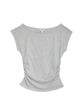 Cotton Modal Ruched Top