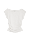 Cotton Modal Ruched Top