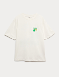 Cotton Rich Graphic Oversized T-Shirt