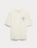 Cotton Rich Graphic Oversized T-Shirt