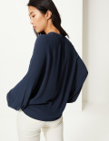 Embroidered Peasant Blouse