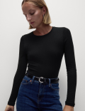 Cosy Crew Neck Slim Fit Top