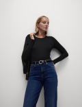 Cosy Crew Neck Slim Fit Top