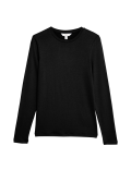 Cosy Crew Neck Slim Fit Top