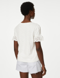Pure Cotton Broderie Top