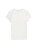 Cotton Rich Ribbed Sparkly T-Shirt