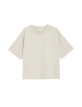 Brushed Cotton Blend Textured Top