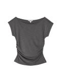 Cotton Modal Ruched Top