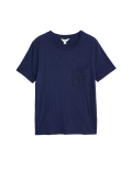 Embroidered Pure Cotton T-Shirt