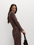 Keyhole Cosy Flute Sleeves Top