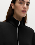 Scuba High Neck Zip Up Sweatshirt