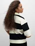 Striped Polo Top