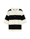Striped Polo Top