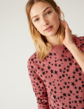 Cotton Rich Printed Sweatshirt