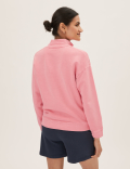 Pure Cotton Funnel Neck Sweatshirt