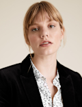 Ditsy Floral Collared Long Sleeve Shirt