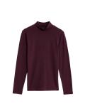 Cotton Rich Slim Fit Top