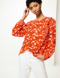 Floral Print Blouse