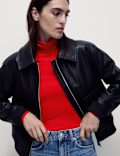 Cosy Funnel Neck Slim Fit Top
