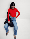 Cosy Funnel Neck Slim Fit Top