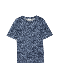 Cotton Modal Blend Printed T-Shirt